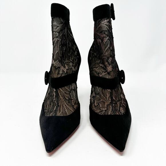 Christian Louboutin Boteboot Suede Ankle Boots 38 - Picture 5 of 12